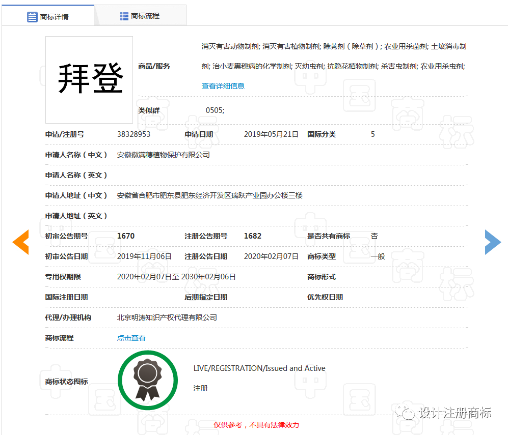 “拜登”获商标注册！